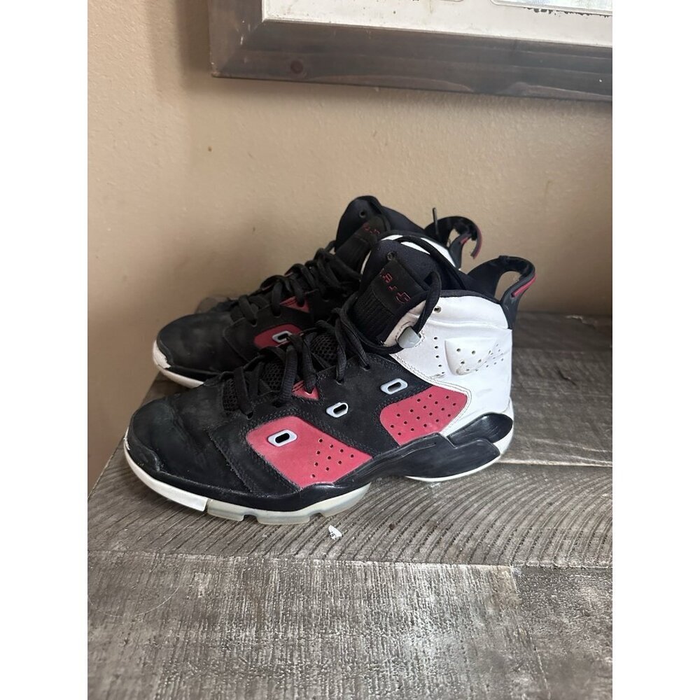 Air Jordan 6-17-23 Carmine Big Kids 7y US White/Red/Black Shoes (DM1159-006)